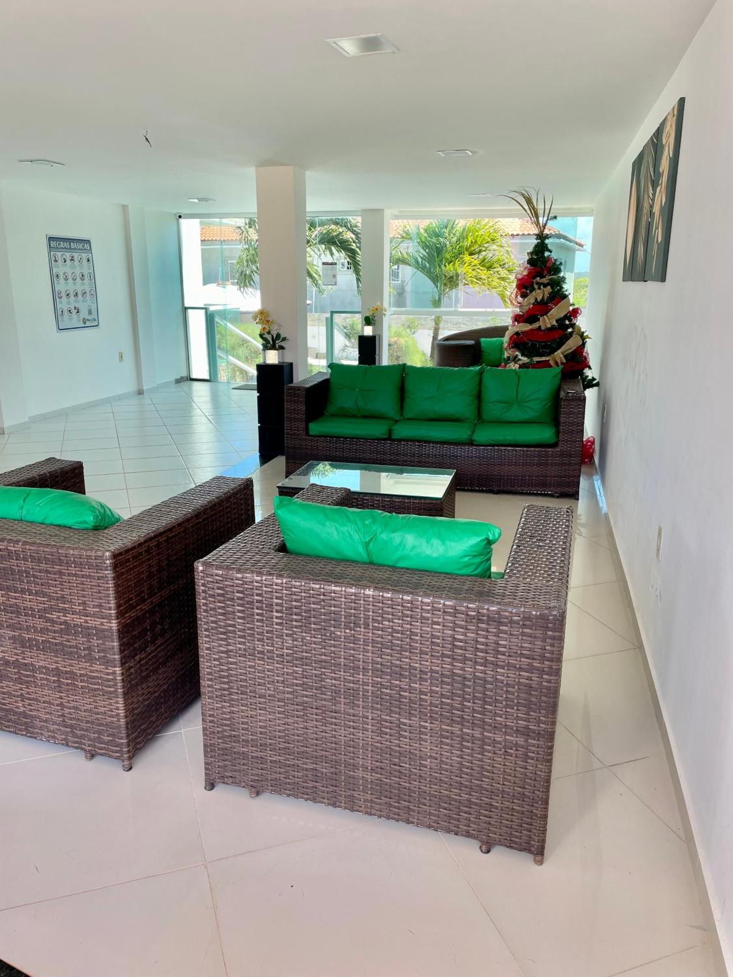 Mar E Sol Residencial 2 Quartos C Ar Condicionado,500 Metros Da Praia De Jacuma Apartment Конде Екстериор снимка